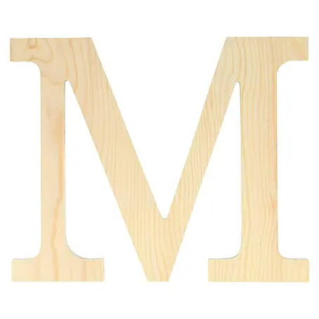 Artemio  Letra de madera