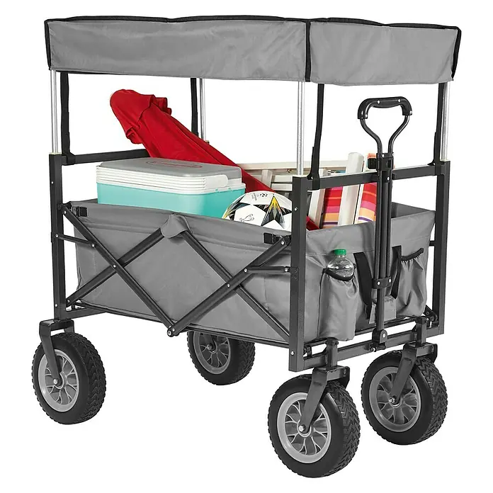 Faltbarer Bollerwagen Beach Waggon Delux - L x B x H: 106 x 68 x 115 cm, Belastbarkeit: 60 kg, Faltbar