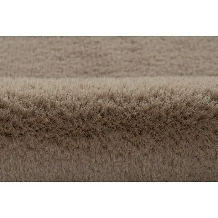 Deko-Kunstfell Cosy - Taupe, 130 x 85 cm, 100 % Polyester - Detailaufnahme