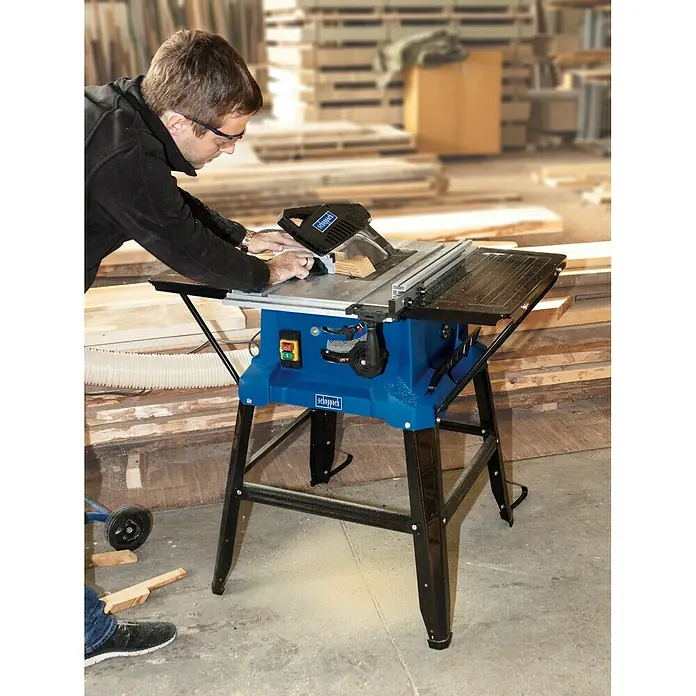 Scheppach Tischkreissäge HS 110 - 2.000 W, Durchmesser Sägeblatt: 254 mm - Anwendungsbeispiel