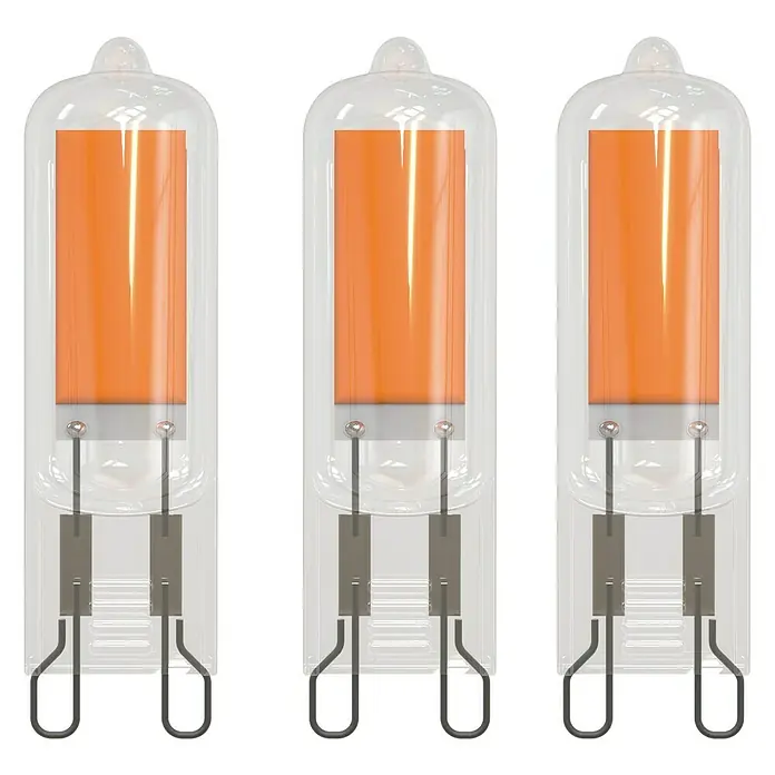 Eglo LED-Leuchtmittel-Set - 2 W, G9, Warmweiß, 3 Stk.
