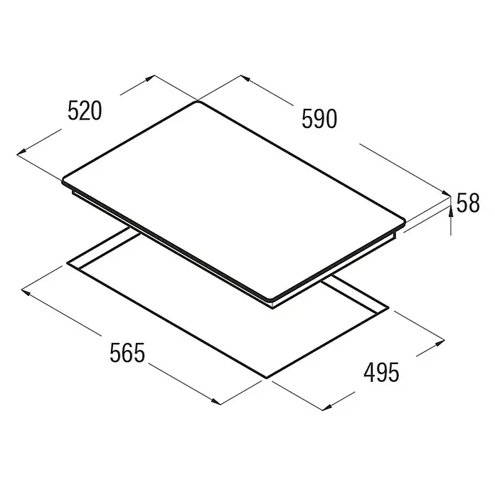 Cata Placa de inducción IB 6203 BK - Zonas de cocción: 3 ud., Temporizador