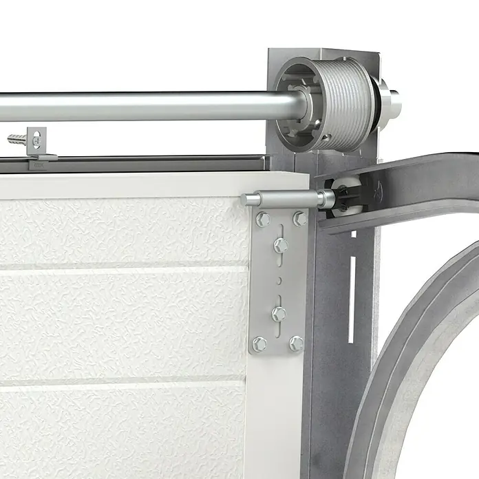 Solid Elements Garagentor Solid Pro - B x H: 2.500 x 2.125 mm, Verkehrsweiß, Glatt - Detailaufnahme