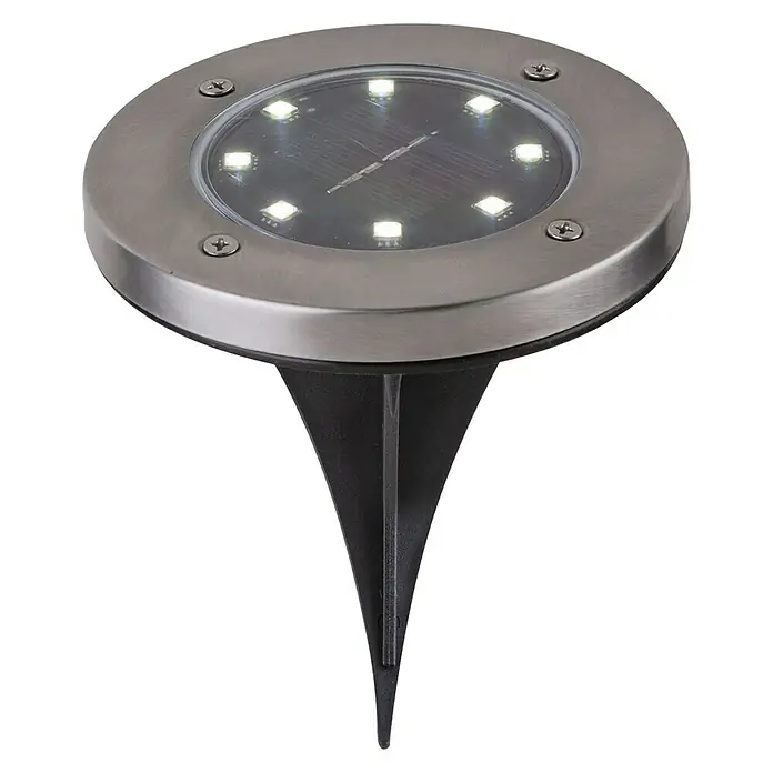 Globo Solarleuchten-Set - Ein-/Ausschalter, 2 Stk., LED, Ø x H: 11,8 x 13 cm