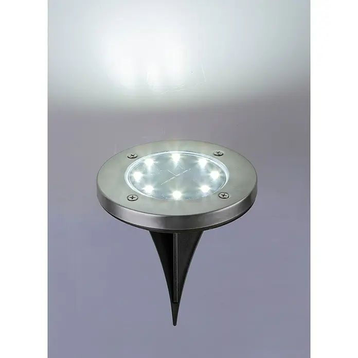 Globo Solarleuchten-Set - Ein-/Ausschalter, 2 Stk., LED, Ø x H: 11,8 x 13 cm