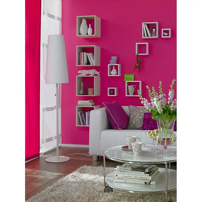 SCHÖNER WOHNEN-Farbe Wandfarbe Trendfarbe - Orchidee, 2,5 l, Matt, Konservierungsmittelfrei