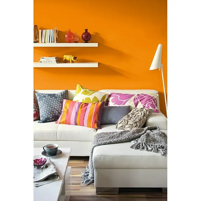 SCHÖNER WOHNEN-Farbe Wandfarbe Trendfarbe - Mango, 2,5 l, Matt, Konservierungsmittelfrei