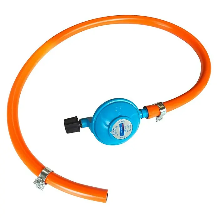 Campingaz Regulador de presión de gas y tubo 28 gr - Pequeño