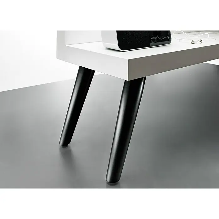Hettich Möbelfuß Baiona - Ø x L: 80 x 270 mm, Traglast: 50 kg, Schwarz