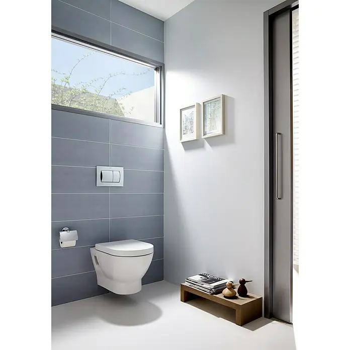 Roca Set WC suspendido - Salida WC: Horizontal, Blanco