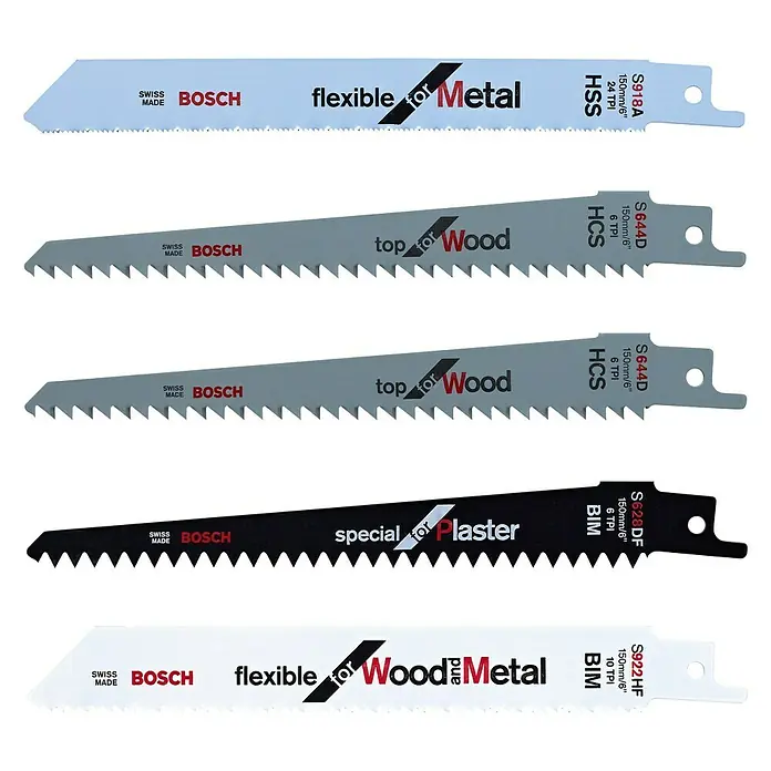Bosch Set de hojas de sierra - 5 pzs.