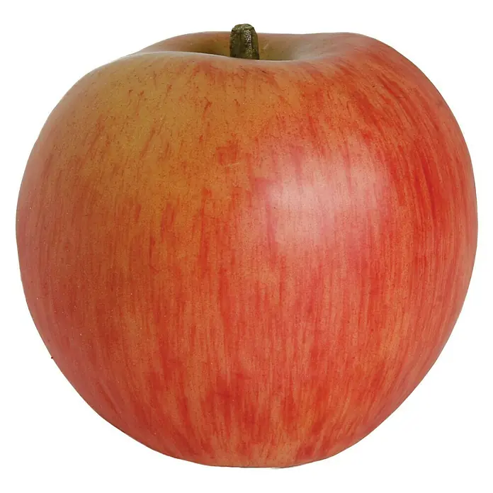 Figura decorativa Manzana golden - L x An x Al: 8 x 8 x 8 cm, Plástico