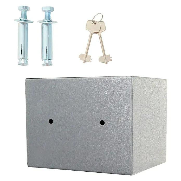 Rottner Möbeltresor Homestar - Doppelbart-Hochsicherheitsschloss, L x B x H: 19 x 25 x 19 cm, Anthrazit