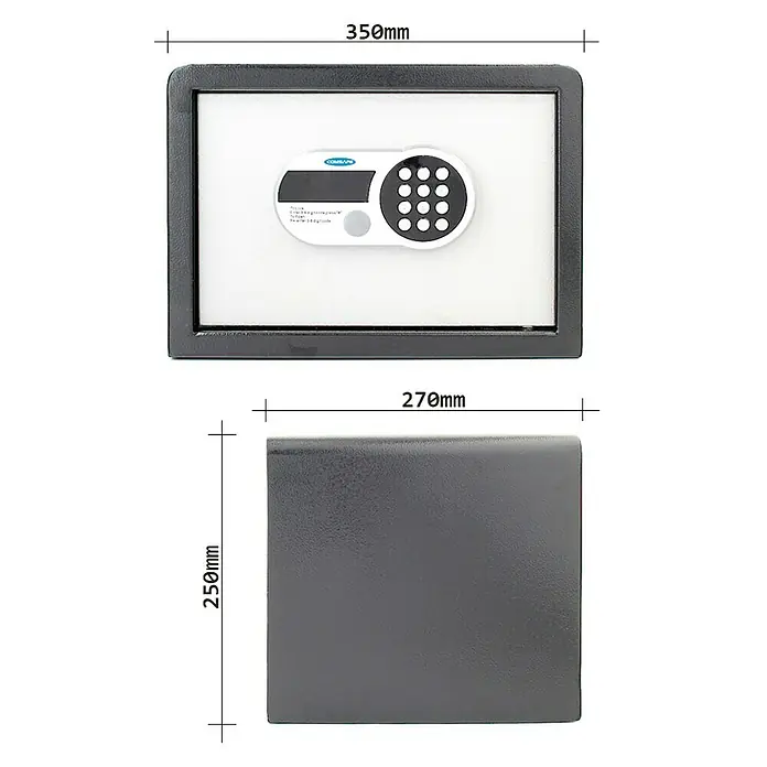 Rottner Hoteltresor Traveller - 27 x 35 x 25 cm, Elektronisches Zahlenschloss, 16 l