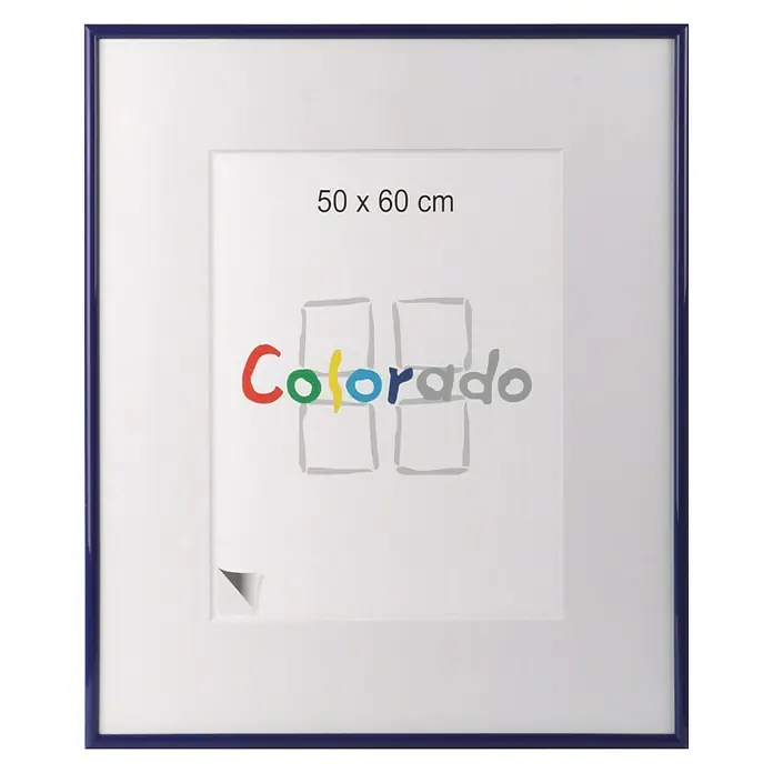 Okvir za sliku Pla-Style - Plave boje, 50 x 60 cm, Plastika - Pogled sprijeda