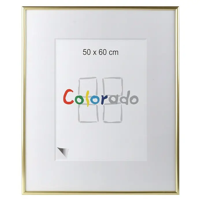 Okvir za sliku Pla-Style - Zlatne boje, 50 x 60 cm, Plastika - Pogled sprijeda