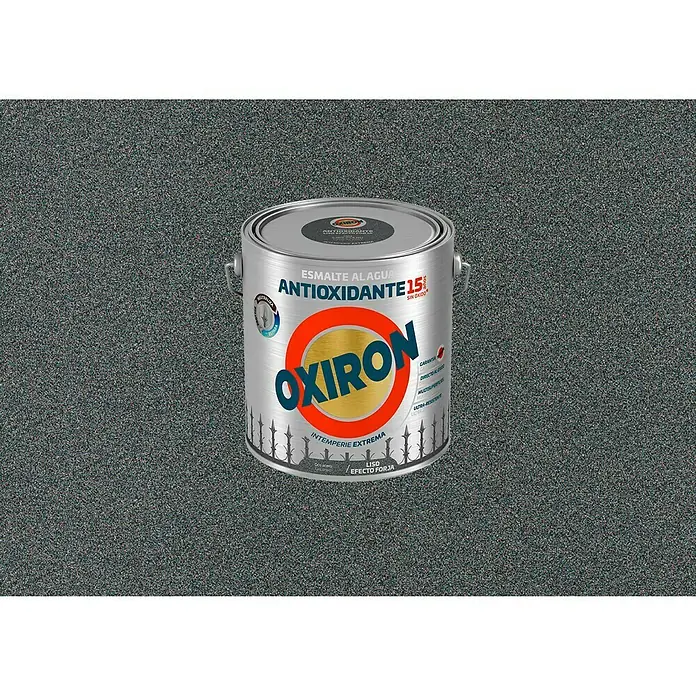 Oxiron Esmalte para metal Forja - Gris azulado, 2,5 l, Protege la superficie