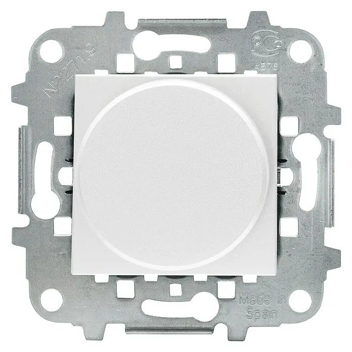 Niessen Zenit Regulador luminoso - Blanco, Montaje en la pared, Plástico