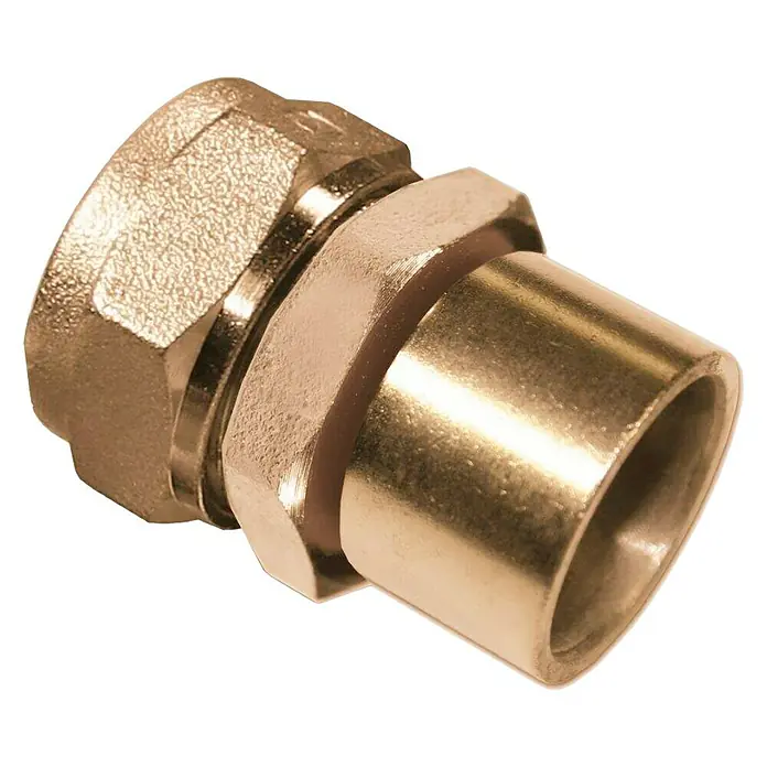 Isoltubex Adaptador tubo cobre de compresión - PEX/PERT/multicapa - 18 x 16 mm