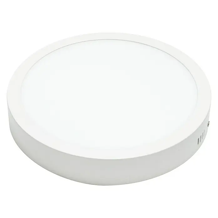 Alverlamp Plafón LED redondo luz fría - 6 W, Ø x Al: 12 x 3,5 cm, Blanco, Blanco frío
