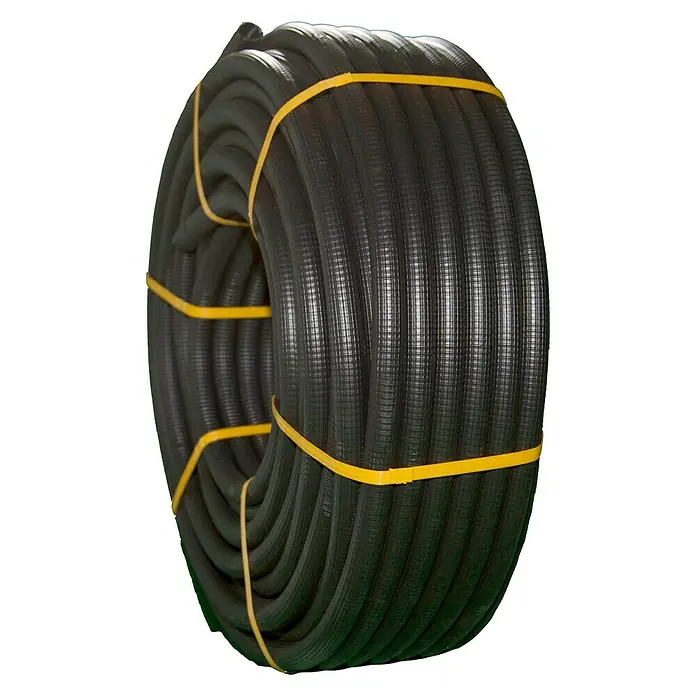 Tubo flexible forrado - EN 25, 25 m, Plástico, 320 N, Negro