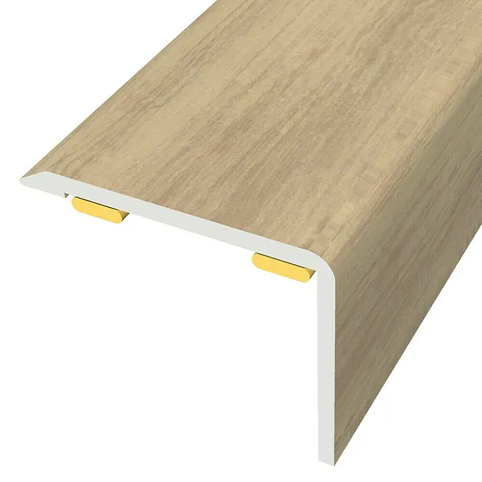 Baglinox Perfil angular Roble - D7 - 135 cm x 25 mm x 20 mm, Pegado