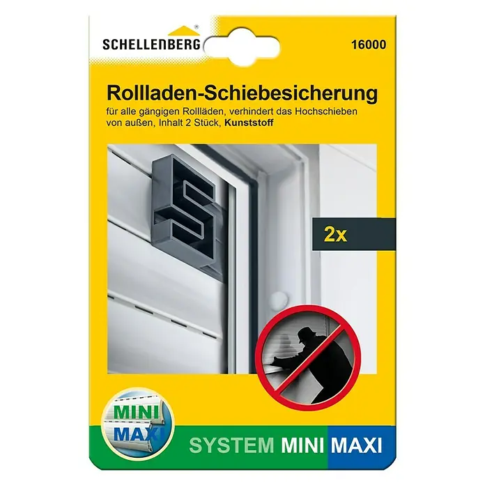 Schellenberg Hochschiebesicherung - 2 Stk. - Vorderansicht