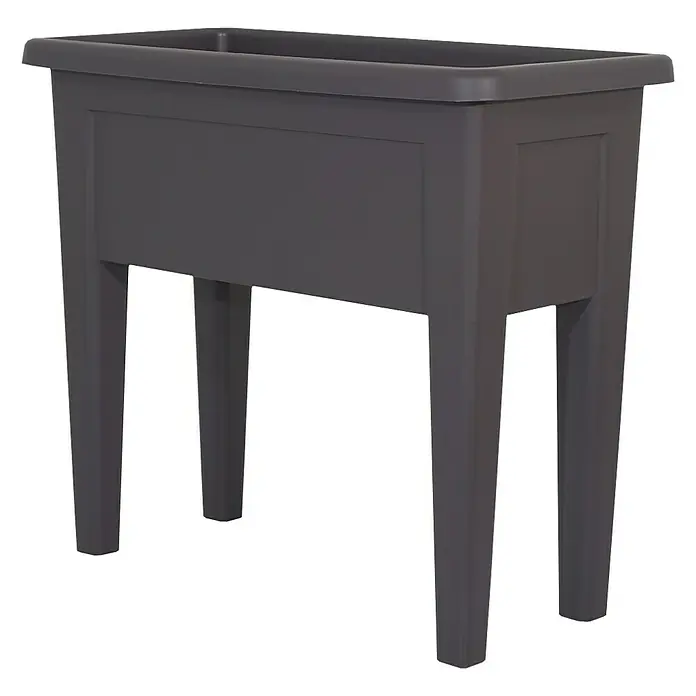 Visoka gredica Venezia - D x Š x V: 80 x 39 x 69 cm, Plastika, Antracit