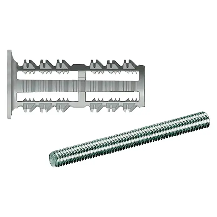 Fischer Rodforce Taco FGD 6 con varillas - 10 uds., Con borde, Apto para: Hormigón