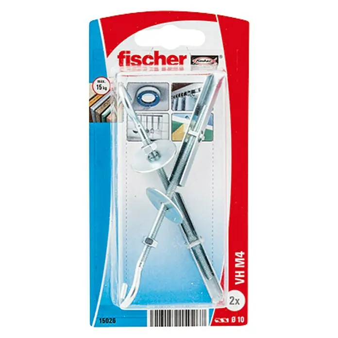 Fischer Taco basculante VH M4 - Diámetro taco: 10 mm, Longitud taco: 100 mm, 2 uds.