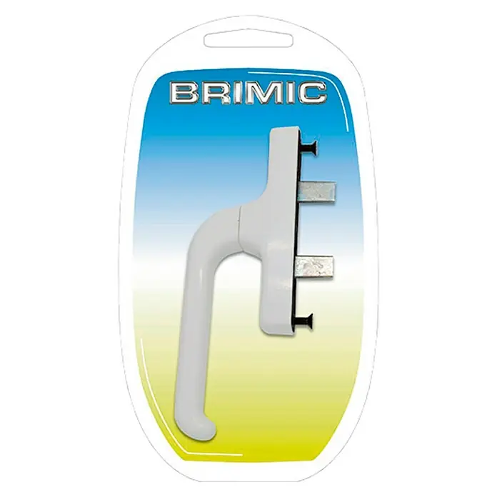 Micel Brimic Manilla para ventana 6816 - Largo: 17,5 cm, Blanco, Aluminio