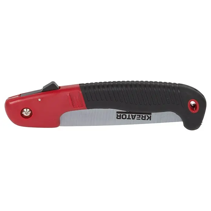 Kreator Serrucho de podar plegable Compact - Largo: 180 mm, Pestaña de seguridad