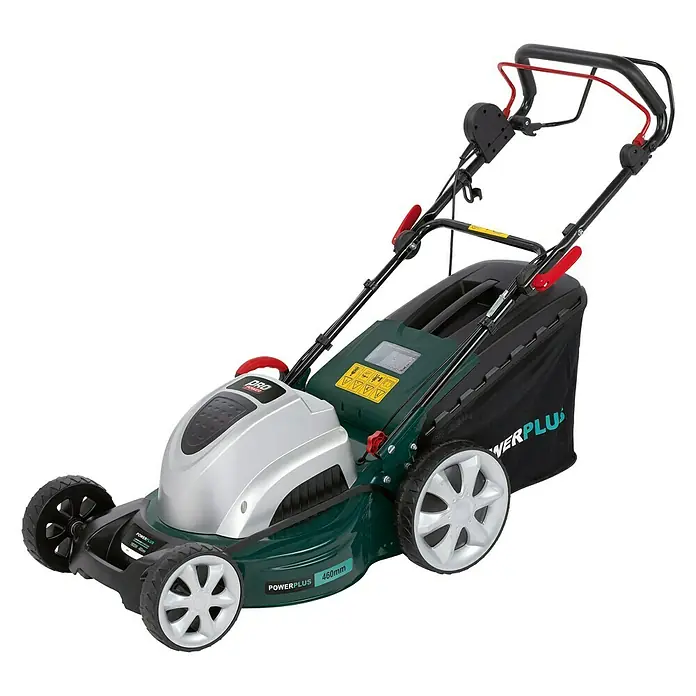 PowerPlus Cortacésped eléctrico POWPG10260 - 1.800 W, Ancho de corte: 46 cm