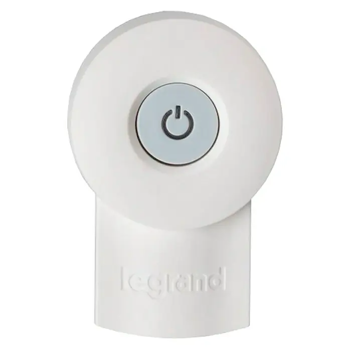 Legrand Clavija con interruptor - Blanco, Plástico, IP20