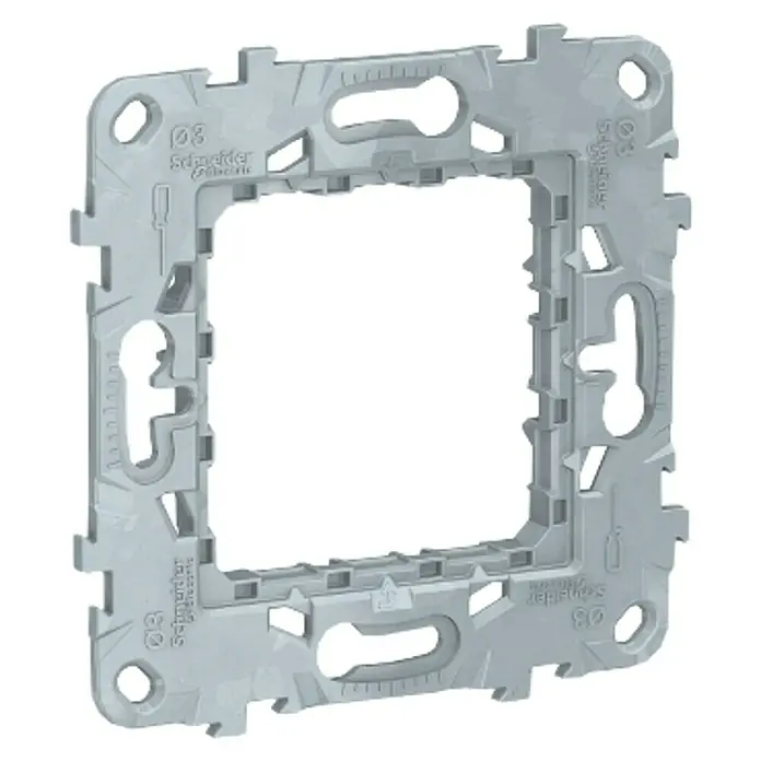 Schneider Electric New Unica Bastidor - Plástico, Aluminio