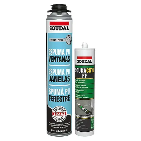 Soudal  Selladores Pack Puertas y Ventanas para Pistola
