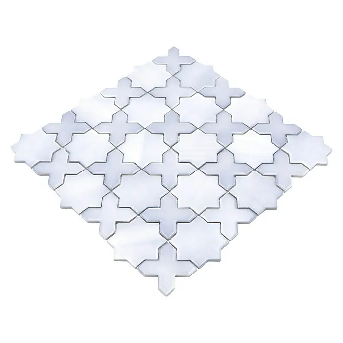 Mosaikfliese Starmix CG SXS 05 - 29,6 x 29,6 cm, Grau, Matt - Ansicht von oben
