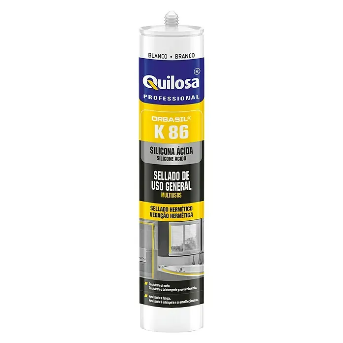 Quilosa Silicona ácida Orbasil K 86 - Translúcido, 300 ml