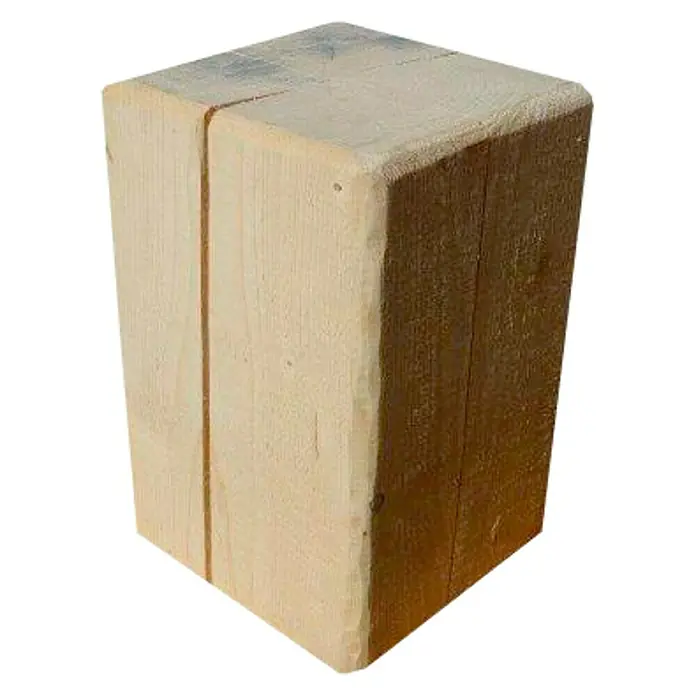 Bloque de madera maciza cuadrado - Abeto rojo, 30 x 35 x 45 cm