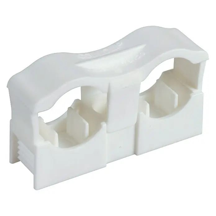 Abrazadera para tubo doble - 12 mm - 22 mm