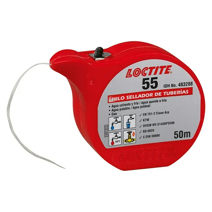 Loctite Cinta de teflón para juntas - Largo: 50 m