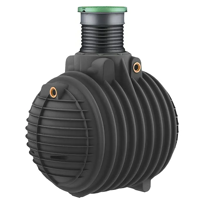 Garantia Zisterne Columbus Plus - 6.500 l, Schwarz - Linke Seitenansicht