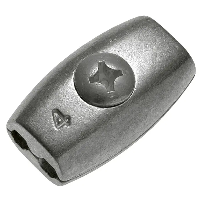 Conacord Sujetacables de alambre - Para diámetro de cable: 3 mm, Material: Acero