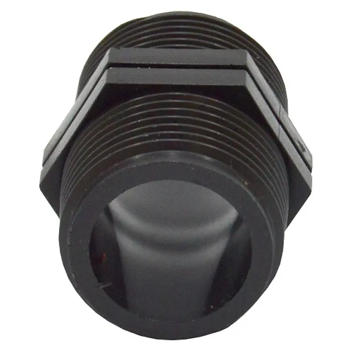 Machón roscado M-M - 1″, Plástico