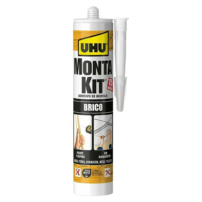 UHU Adhesivo para montaje Montakit Brico - Crema, 440 g
