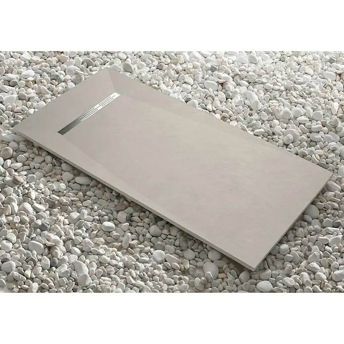 Camargue Plato de ducha Adriatic - L x An: 70 x 160 cm, Cemento