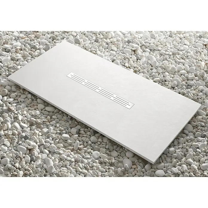 Camargue Plato de ducha Bering - L x An: 70 x 140 cm, Blanco