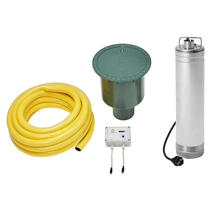 Garantia ProLine Regenwassertank Komplettpaket Cristall - 2.650 l, Dunkelgrün - Detailaufnahme