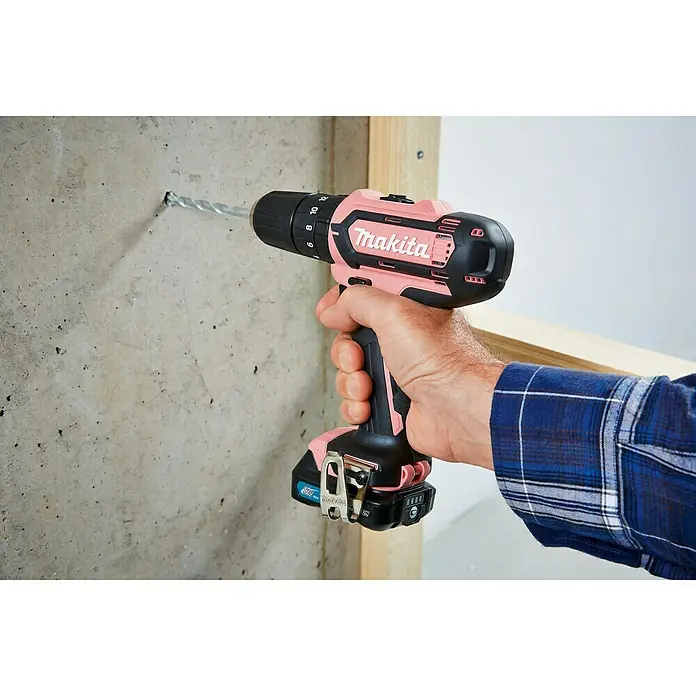 Makita Akku-Schlagbohrschrauber HP333DSAP1 - 12 V, 1 Akku, 2 Ah, Leerlaufdrehzahl: 0 U/min - 1.700 U/min