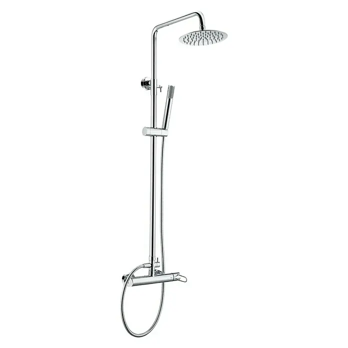 Imex Milos Sistema de ducha - Con grifo monomando, Número de tipos de chorro: 1 ud., Cromo